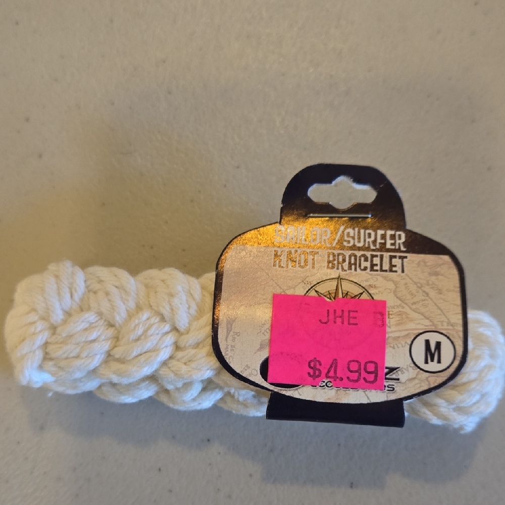 Sailor Knot Bracelet in Cream